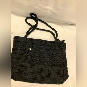 Knit Large Purse in Black